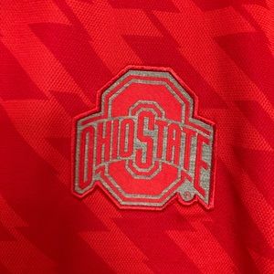 Ohio State OSU Nike Polo Shirt Red Dri-Fit 3XL